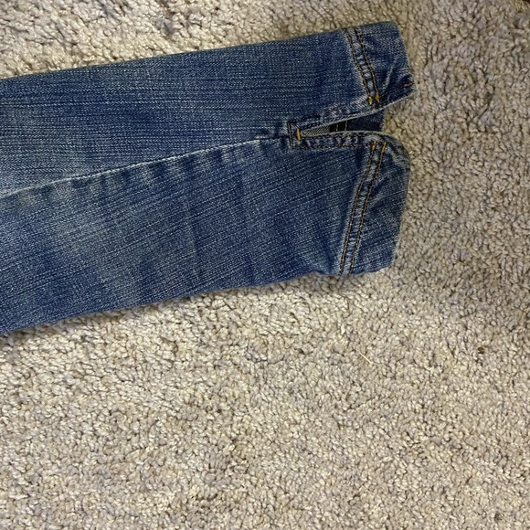 AG Adriano Goldschmied women vintage Y2K Sz S Denim Jacket pockets collar blue - Picture 12 of 14